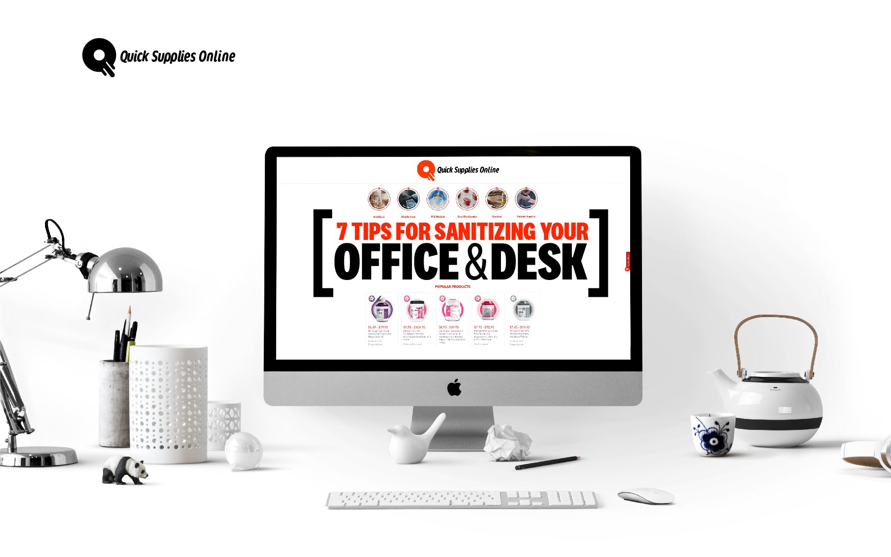 7 Tips for Sanitizing Your Office and Desk