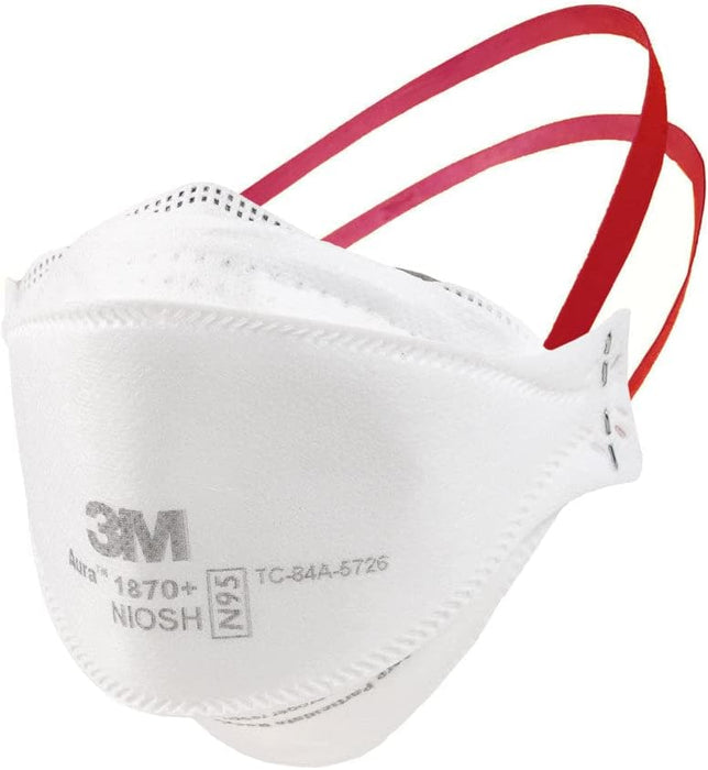 3M Aura 1870+ N95 NIOSH Particulate Respirator and Surgical Mask
