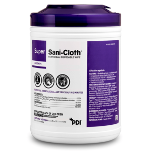PDI Super Sani-Cloth® Surface Disinfectant, Germicidal Wipe, Alcohol Scent