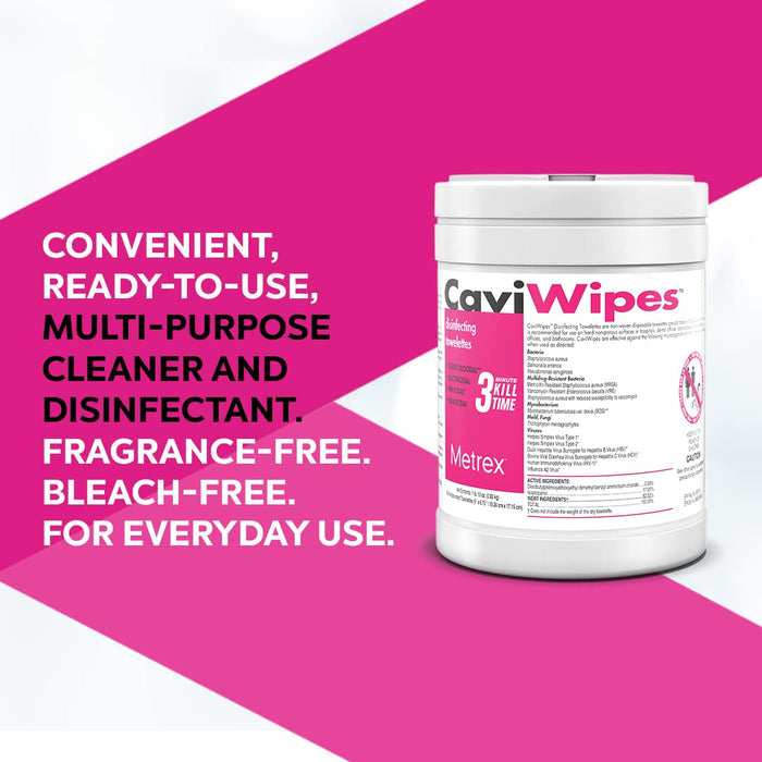 CaviWipes - Germicidal Healthcare Disinfecting Wipes (Met13-1100)