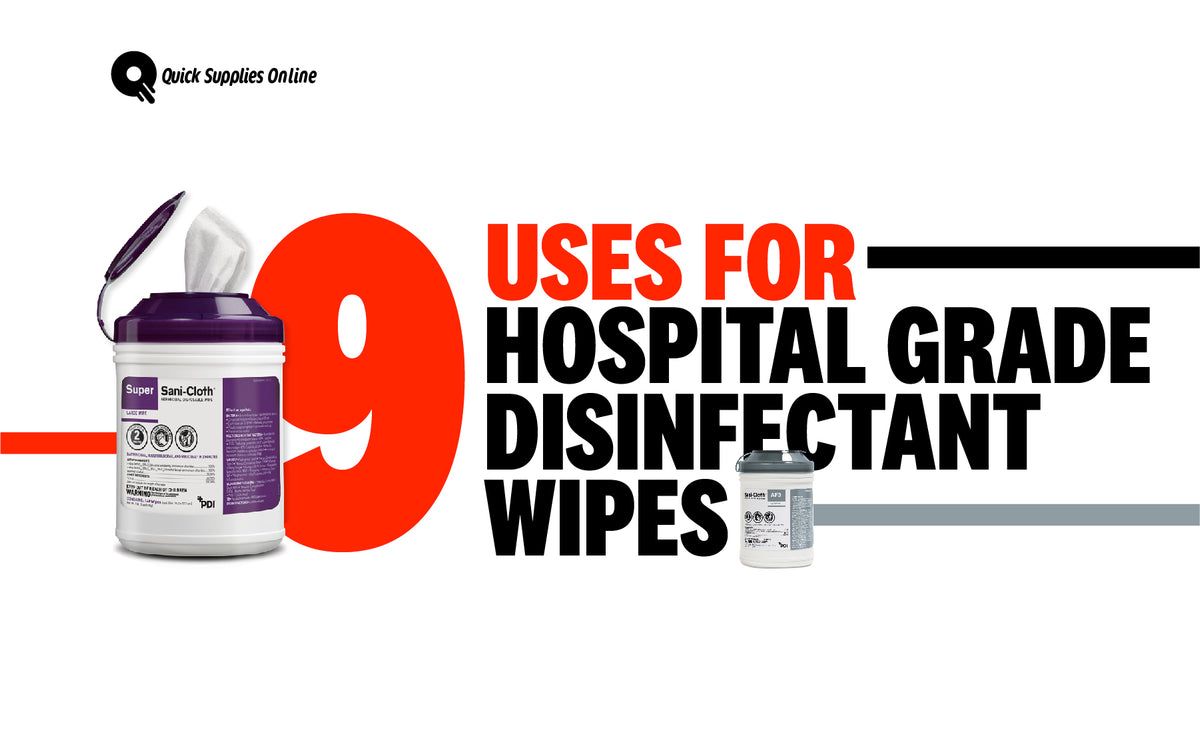 9 Uses for HospitalGrade Disinfectant Wipes — Quick Supplies Online