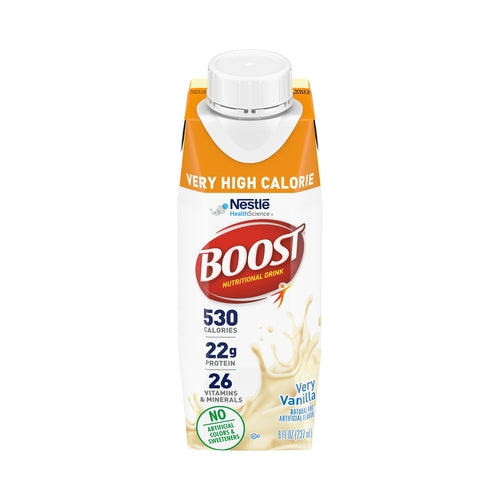 Boost Very High Calorie Very Vanilla Flavor 8oz - Case of 24