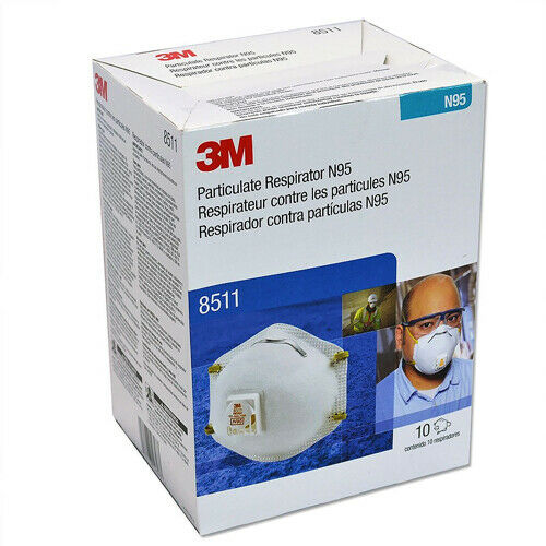 3M 8511 N95 Particulate Respirator with Cool Flow Exhalation Valve ...