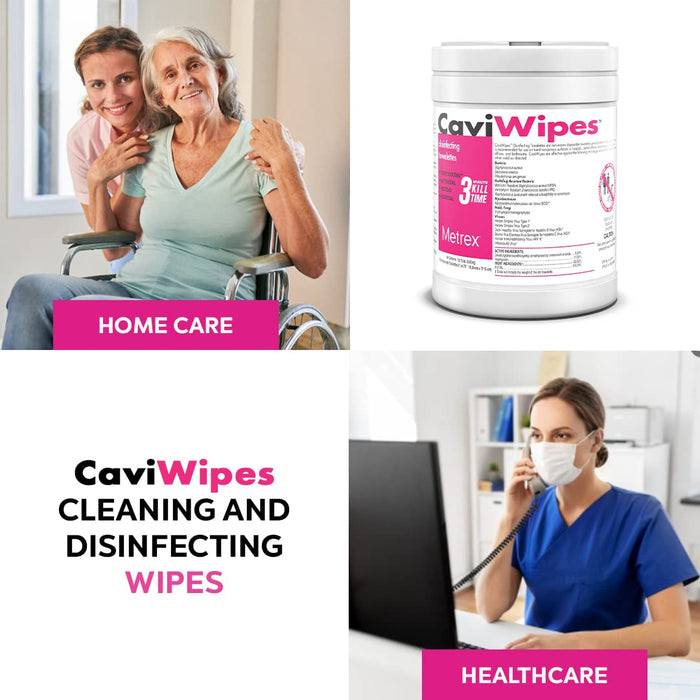CaviWipes - Germicidal Healthcare Disinfecting Wipes (Met13-1100)