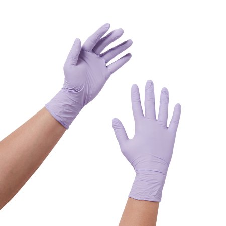 HALYARD Lavender Nitrile Exam Gloves, Powder-Free, 3.1 mil